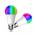 Lmpada Bulbo Led Rgb 3W + Controle Bivolt - ELE169