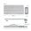 Kit Teclado e Mouse Sem Fio H`Maston - INF78