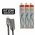 Kit 3 Cabos de Dados Revestido em Ao H maston Iphone 1m Atacado Para Revenda