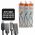 Kit 3 Cabos de Dados Revestido em Ao H maston 1=V8 1=T-C  1=Iphone 1m Atacado Para Revenda