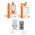 Carregador Turbo Residencial V8 H Maston 48W 9.1A - 1 USB-C + 1USB 3.0 Y-41 - CAR116