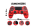 Controle Manete Gamer Ps4playstation4 Sem Fio Vermelho Camuflado