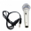 Microfone Profissional Unidirecional E Cardiide Com Fio P10 - ELE38